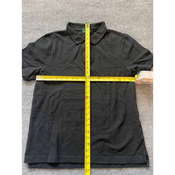 J.Crew Classic Piqué Polo Shirt Black Medium NWOT - Picture 6 of 8